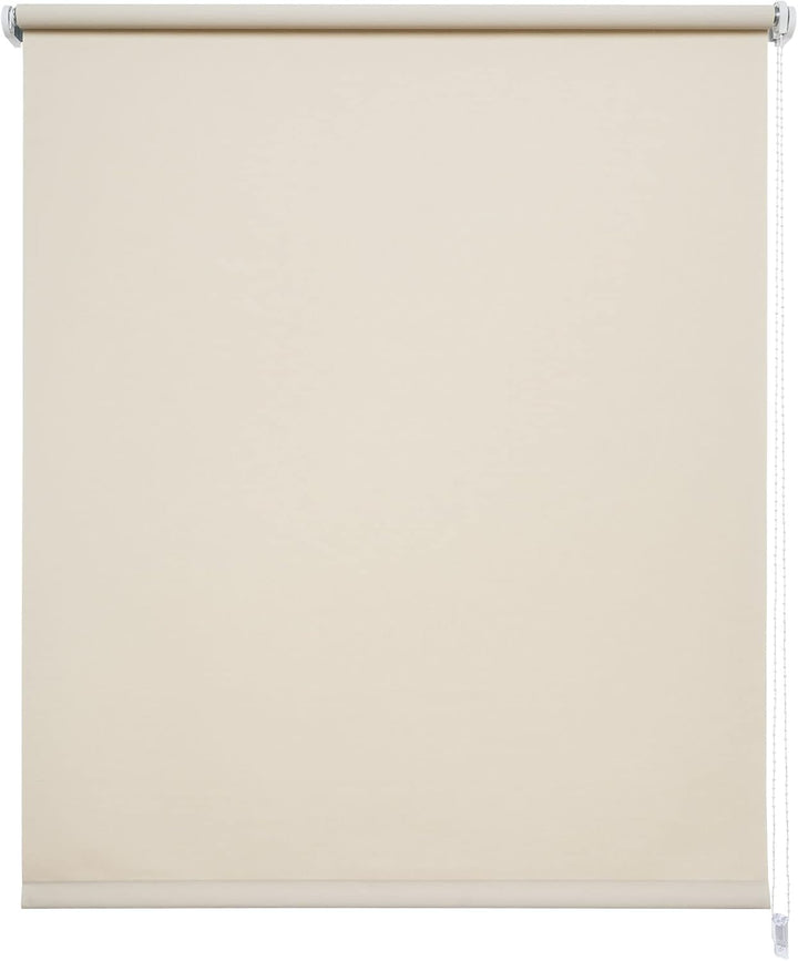 Liedeco® Rollo, Fenster Rollo, Kettenzug-Rollo / 162 x 180 cm (Breite x Höhe), Cream/lichtdurchlässi