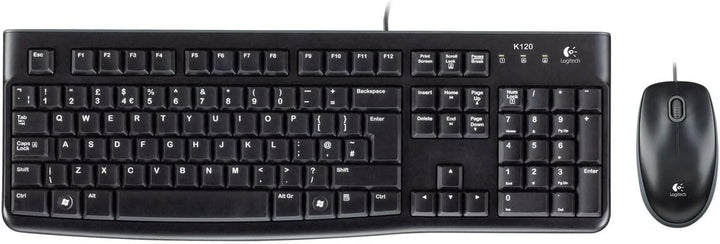 Logitech MK120 Kabelgebundenes Set mit Tastatur und Maus für Windows, CS SK QWERTY/Z layout - Schwar