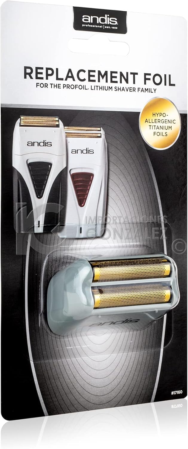 Andis – 17160, Ersatzfolie für Pro-Foil & Lithium-Rasierer – kompatibel mit Andis-Modellen, superwei