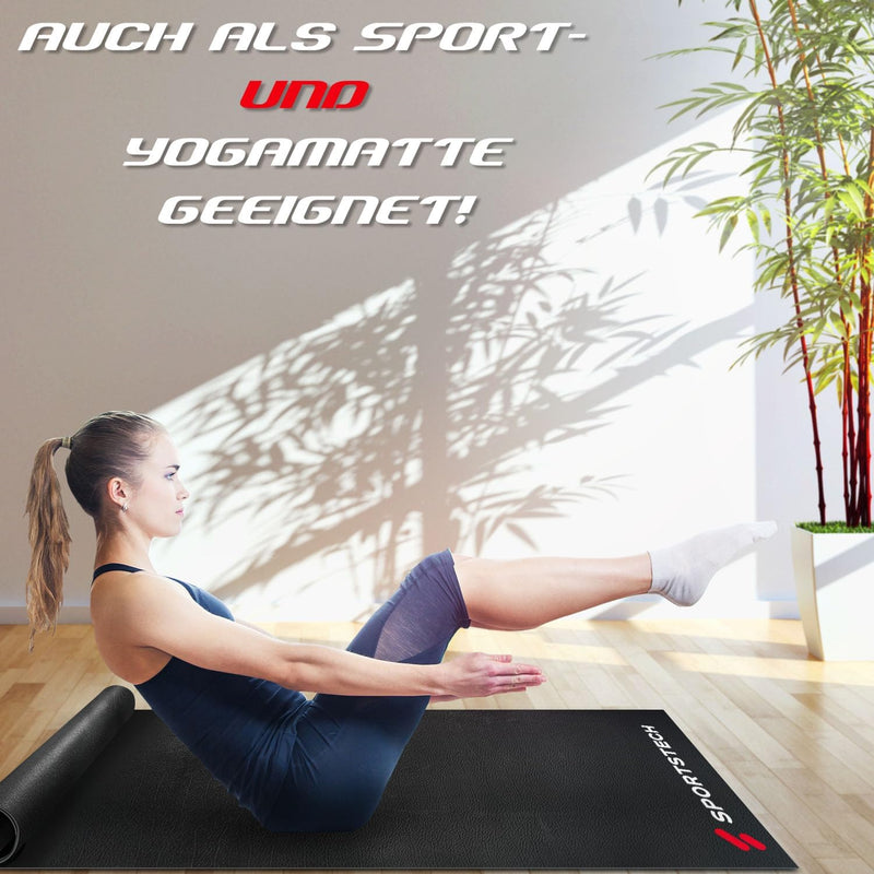 4-6 mm Bodenschutzmatte für Fitnessgeräte Heimtrainer – Sport Multifunktionsmatte, Fitnessmatte in s