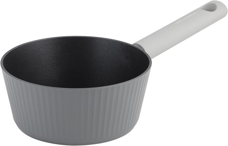 FLORINA Aluminium Kasserolle Serrano 18 cm I Kasserolle mit Soft-Touch-Griffen I Leichte und robuste
