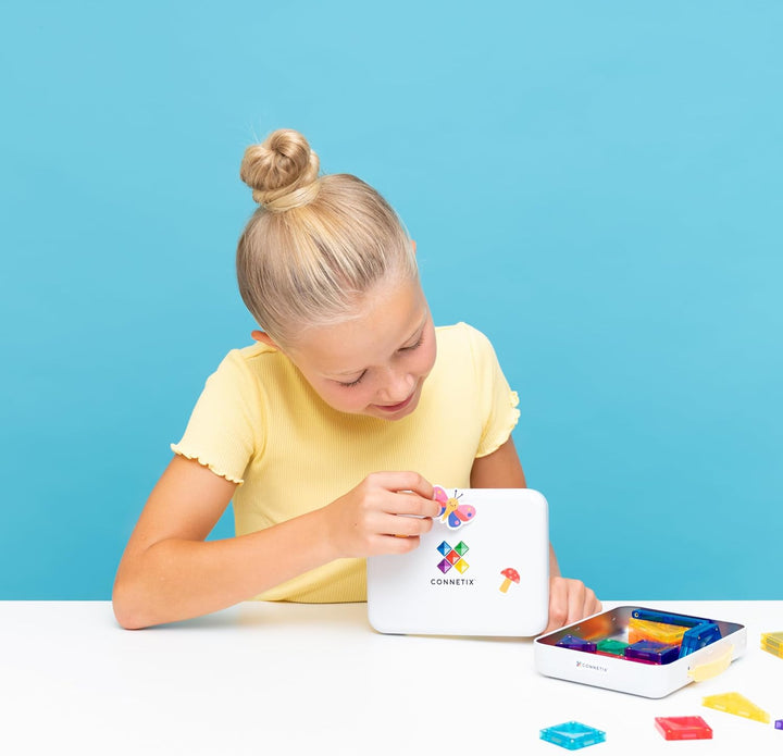 CONNETIX Magnetische Bausteine Mini-Reisepack, 32 Stück
