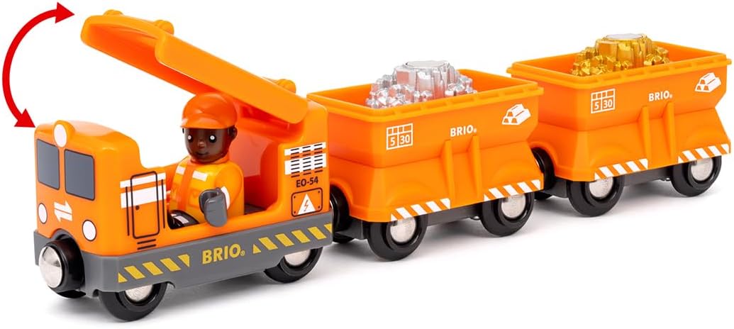 BRIO World - 36049 Güterzug | Zugset für Kinder ab 3 Jahren
