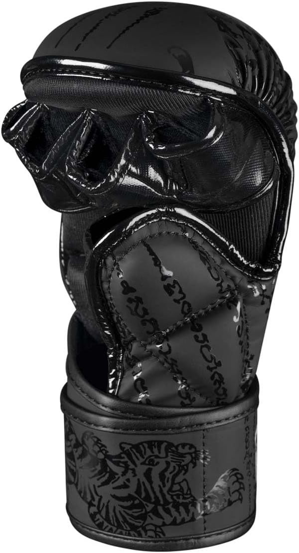 Phantom MMA Handschuhe APEX | Profi Gloves für Sparring, Fight, Boxen, Freefight Muay Thai - Schwarz