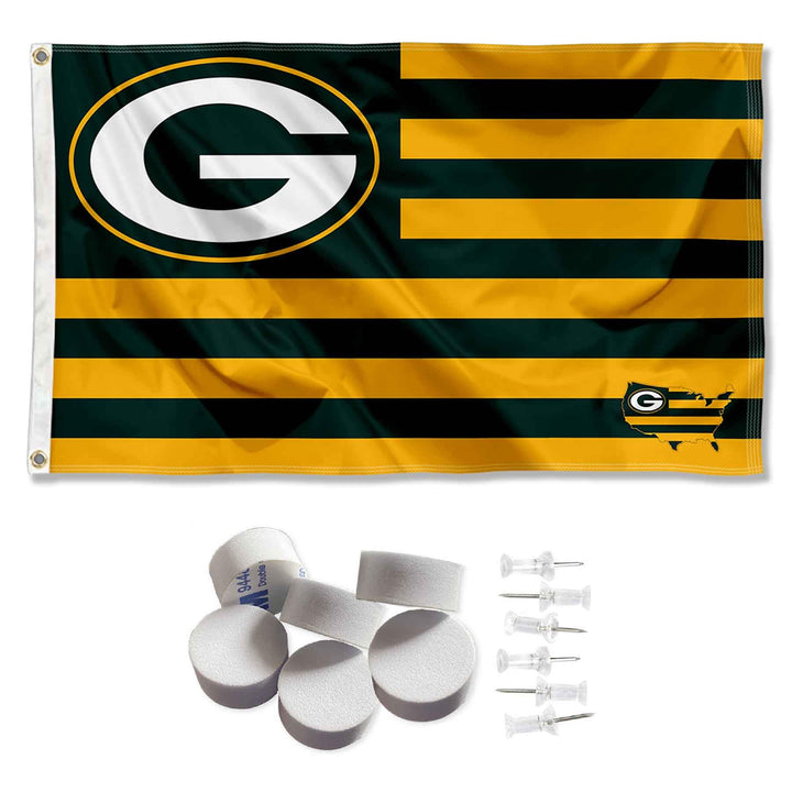 Green Bay Packers Nation Banner und Wandteppich