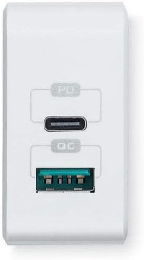 aiino - USB-C-Netzteil für iPhone 12/12 Pro, 27W, Schnell-Ladegerät, 2 USB Quick Charge 3.0-Anschlüs