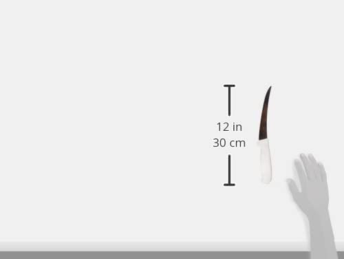 Victorinox, coltello disossatore Fibrox con lama stretta e ricurva in acciaio inox, antiscivolo, bia