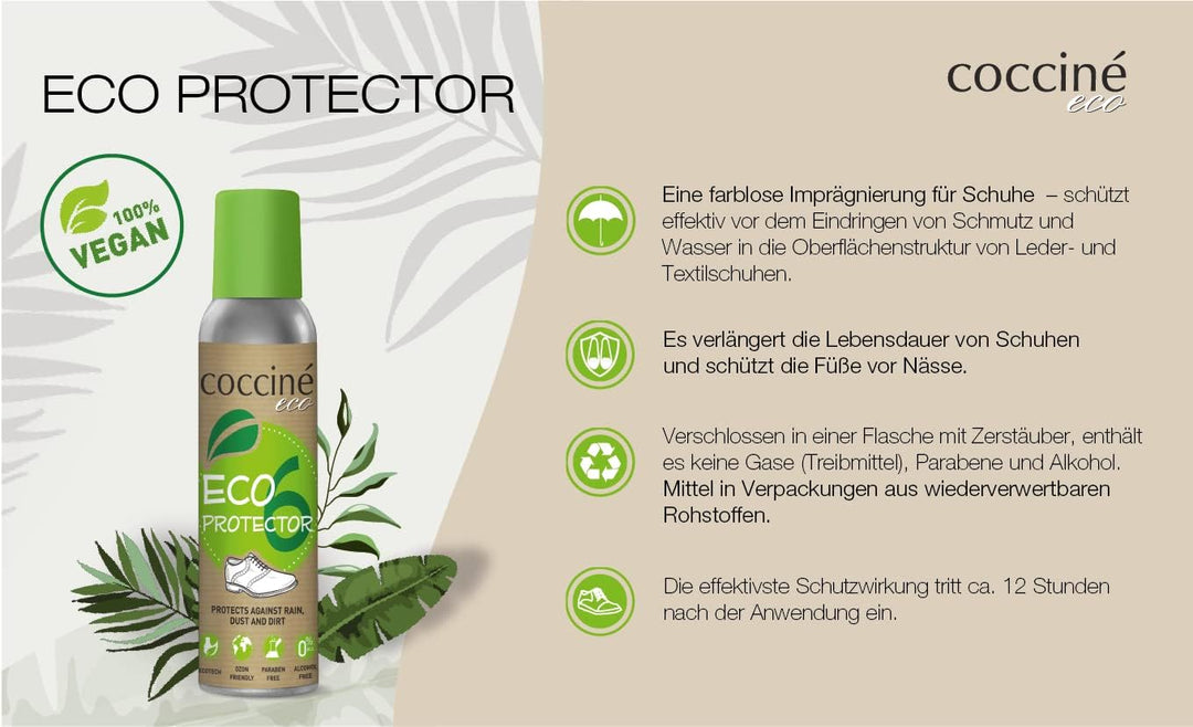Coccine - Wildleder Pflege + Imprägnierspray Schuhe Set, Nubukleder Pflege, Impregnierungsspray Schu