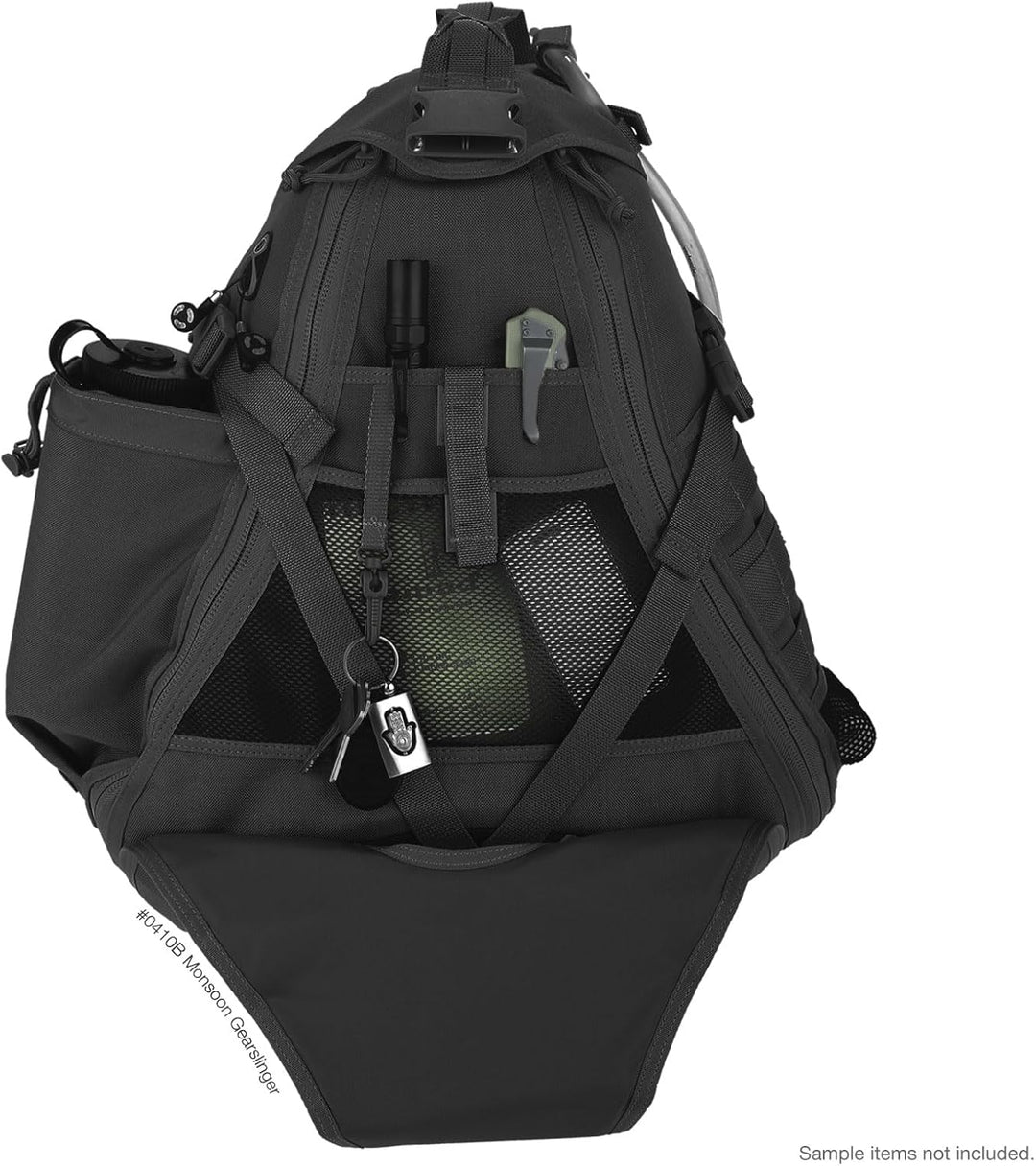 Maxpedition Gearslinger Monsoon, 16 liters Schwarz, Schwarz