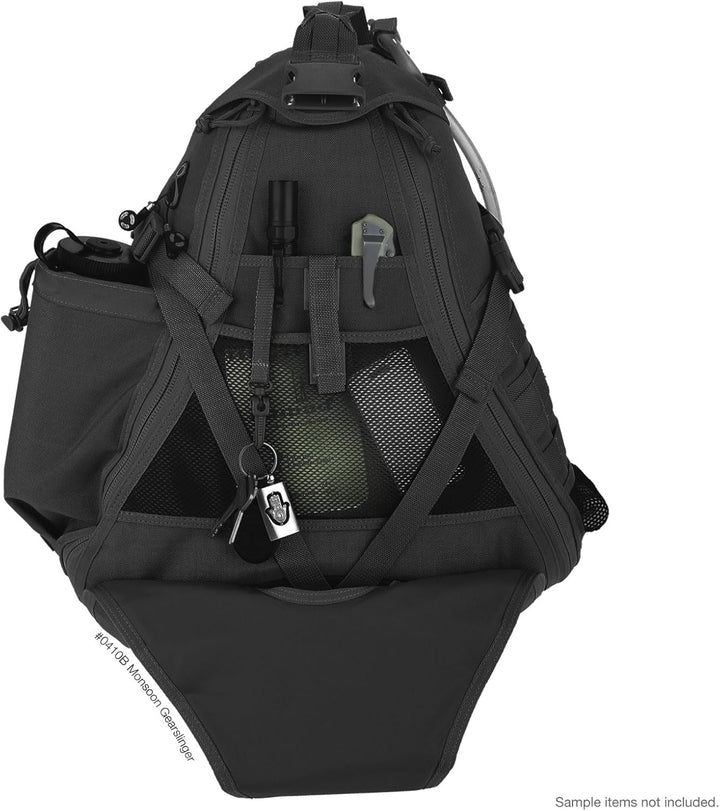 Maxpedition Gearslinger Monsoon, 16 liters Schwarz, Schwarz