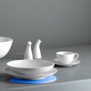 KPM Berlin URBINO Espresso-Set 4 tlg., Porzellan, Esproessotassen, mit Untertassen, handmade, weiss,