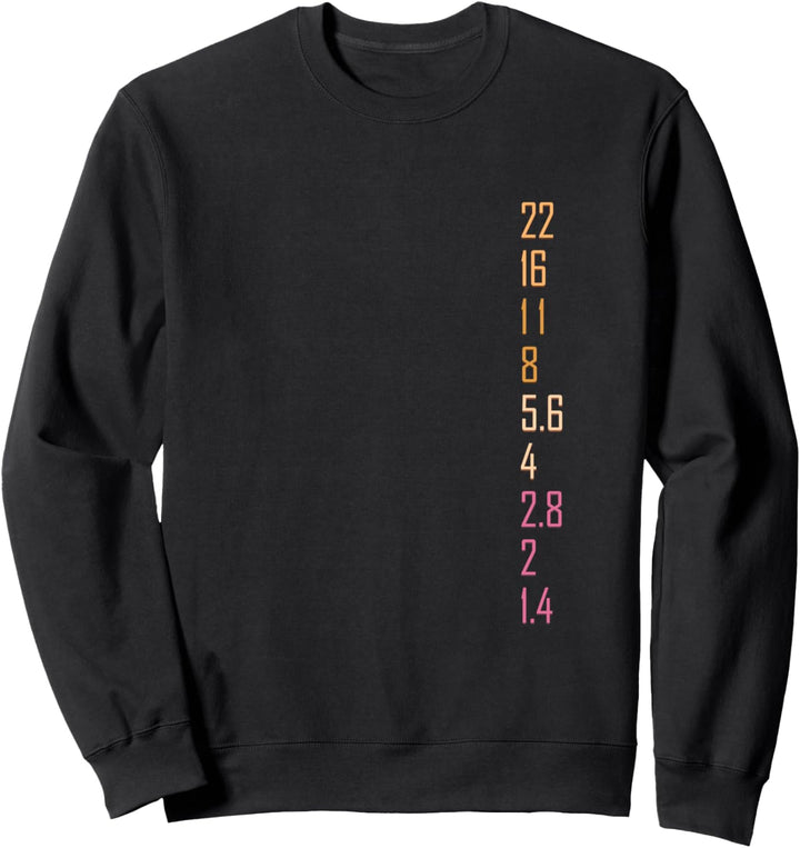 Fotografie Geschenk für Fotograf Blende Kamera Fotografieren Sweatshirt