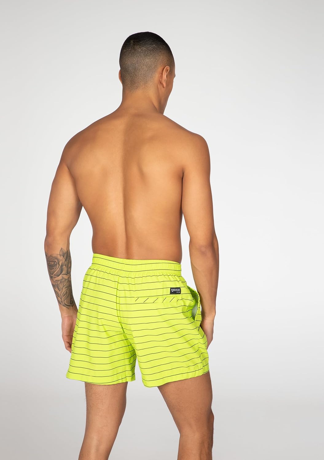 Protest Herren Beachshort Sharif S Grün (Lime Up), S Grün (Lime Up)