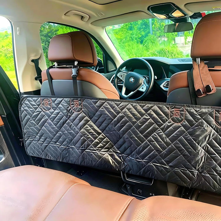 Hundedecke Auto Rückbank (132x61 cm),Hunde Autositz, Wasserdicht, Kratzfest, Stark Belastbar (400 Pf