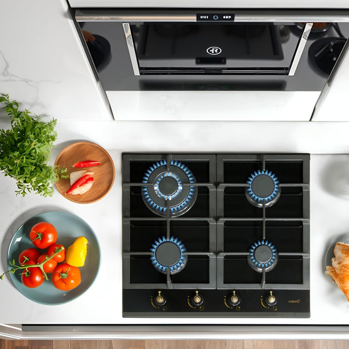 CATA ENCIMERA RCI631BK Gas 08028403 Gaskochfeld, RCI 631 schwarz