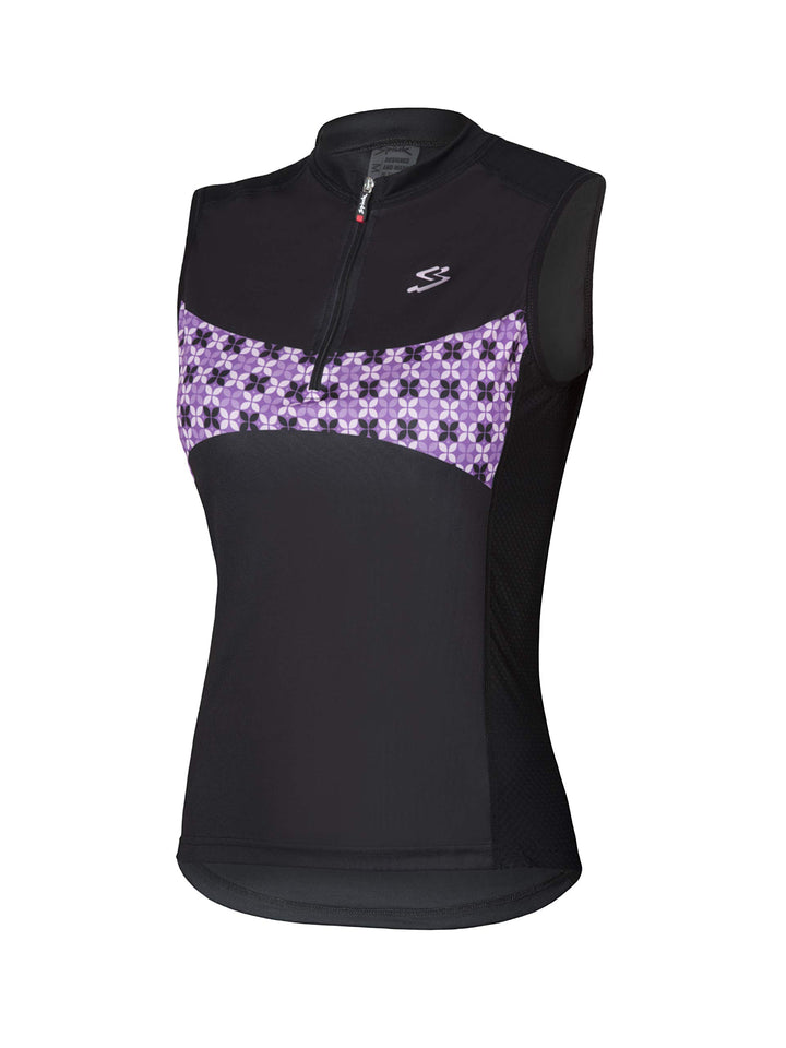 Spiuk S/M Race Damen Trikot T M M Schwarz/Violett, M Schwarz/Violett