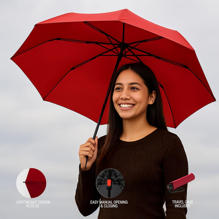 Knirps Regenschirm A.050 medium manual (salsa), salsa