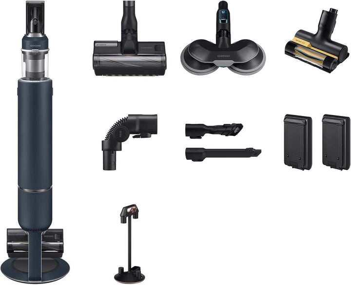 Samsung Bespoke Jet Plus Akku+ Wet & Clean Akku-Staubsauger, Teleskopierbar, All-in-one Clean Statio