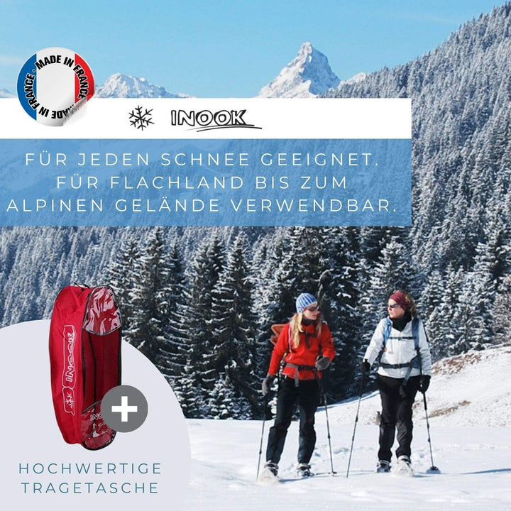Inook Big E-XTREM Schneeschuhe I Marken Schneeschuhe I EU 36-51 I Schneeschuh mit praktischer Schnee