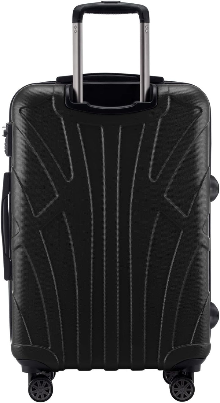 suitline Hartschalen-Koffer Koffer Trolley Rollkoffer Reisekoffer, TSA, 66 cm, ca. 58 Liter, 100% AB