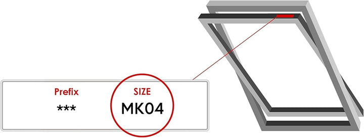 Bloc Skylight Rollo für Velux Dachfenster Blockout, weiss, MK04 MK04 Für Velux Dachfenster White, MK