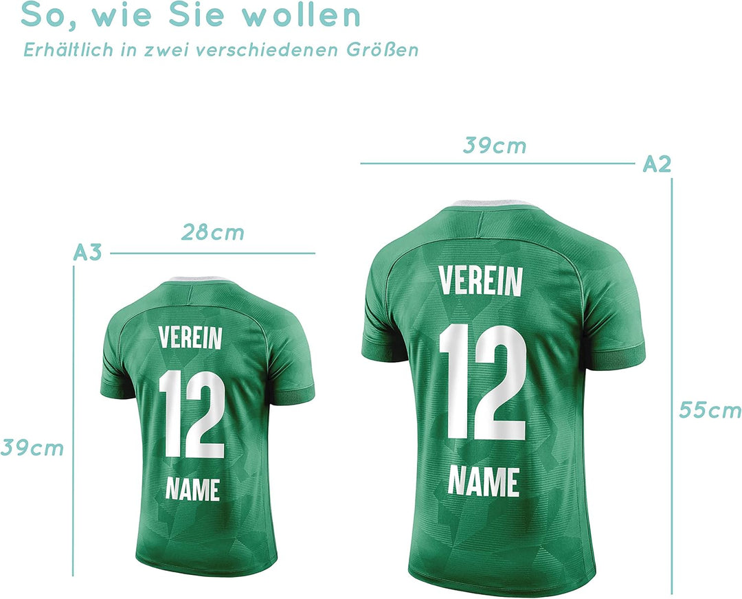 Elbeffekt Trikotlampe für Wetzlar Fans aus Holz - personalisierbares Geschenk - schenke Dein individ