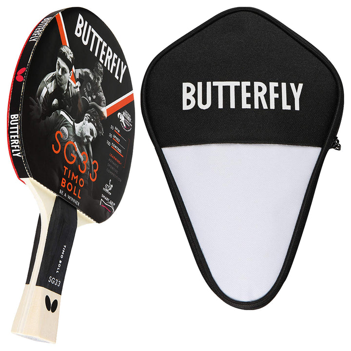 Butterfly® Timo Boll SG33 Tischtennisschläger | Tischtennis Racket Hobby &amp; Freizeit | ambitionierter