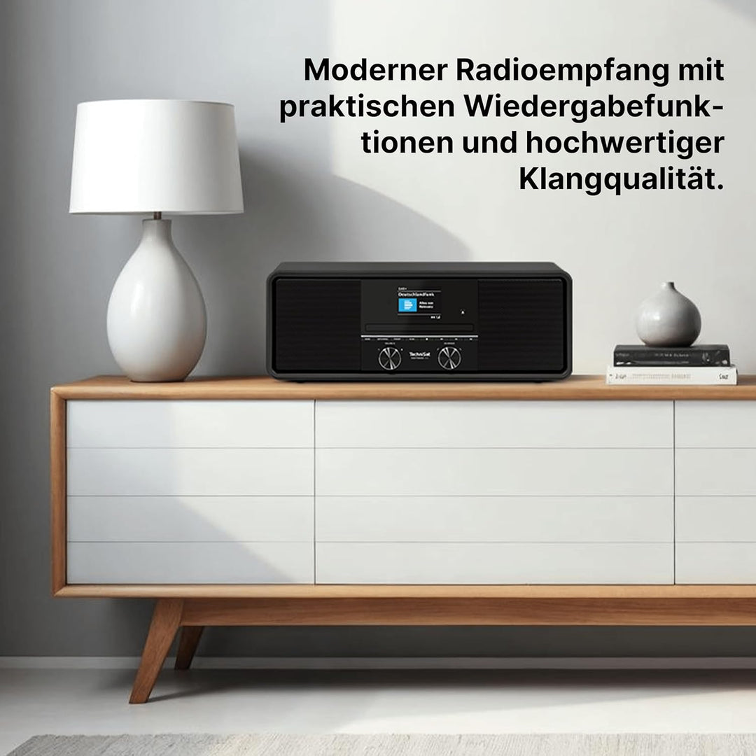 TechniSat DIGITRADIO 330 - DAB+ UKW Stereo Radio mit CD-Player (Bluetooth 5.3, USB MP3-Wiedergabe un