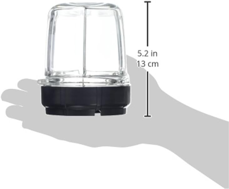 Magimix 17654 Fräseraufsatz, Glas, schwarz/transparent