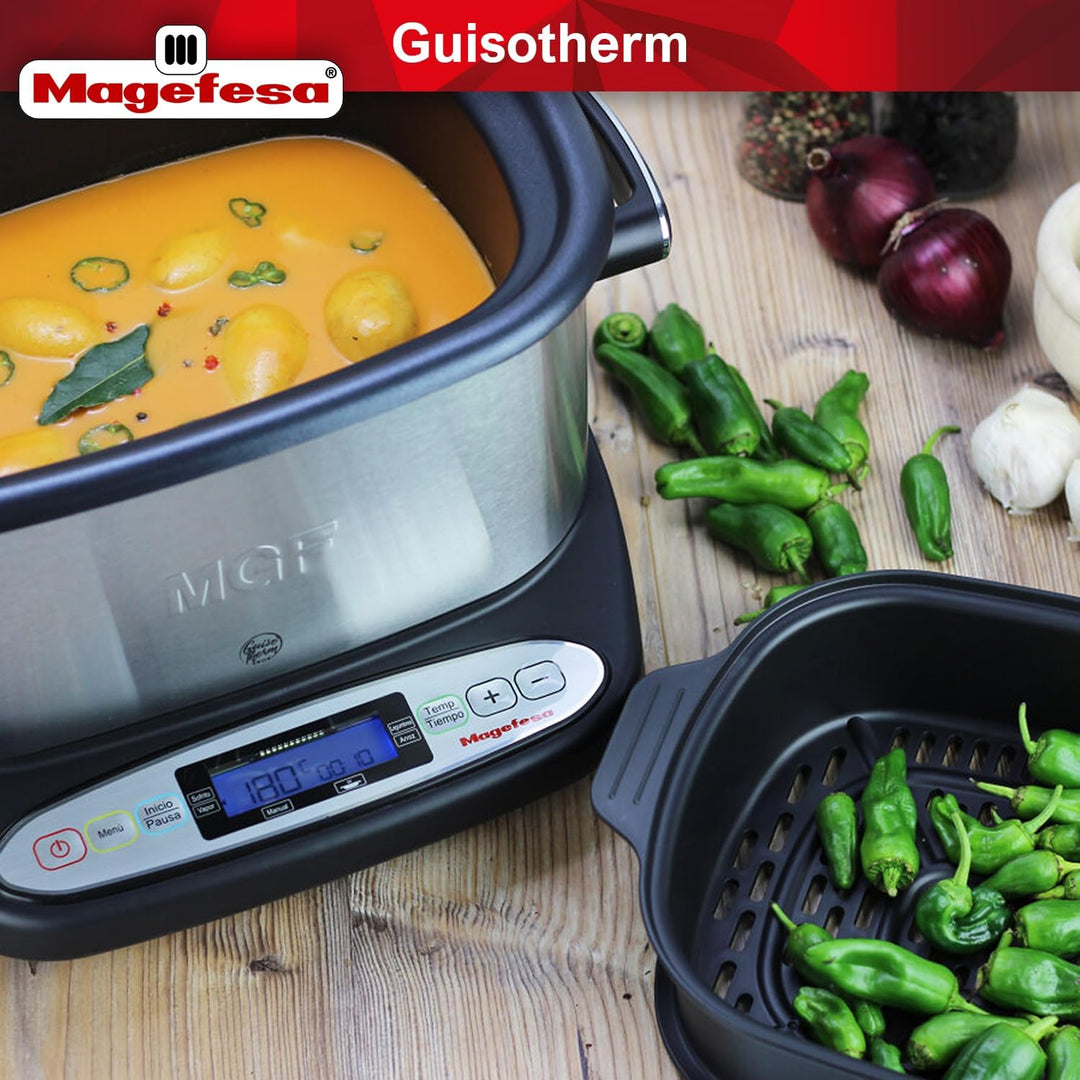 MAGEFESA 02MC6601000 02MC6601000-Elektrischer Schongarer Modell GUISOTHERM aus Edelstahl MGF6601 Mul