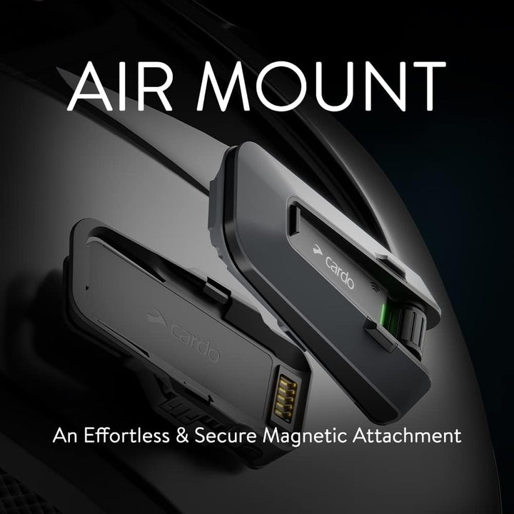 Cardo PACKTALK Edge Motorrad Bluetooth Kommunikationssystem Headset Gegensprechanlage – Doppelpack,