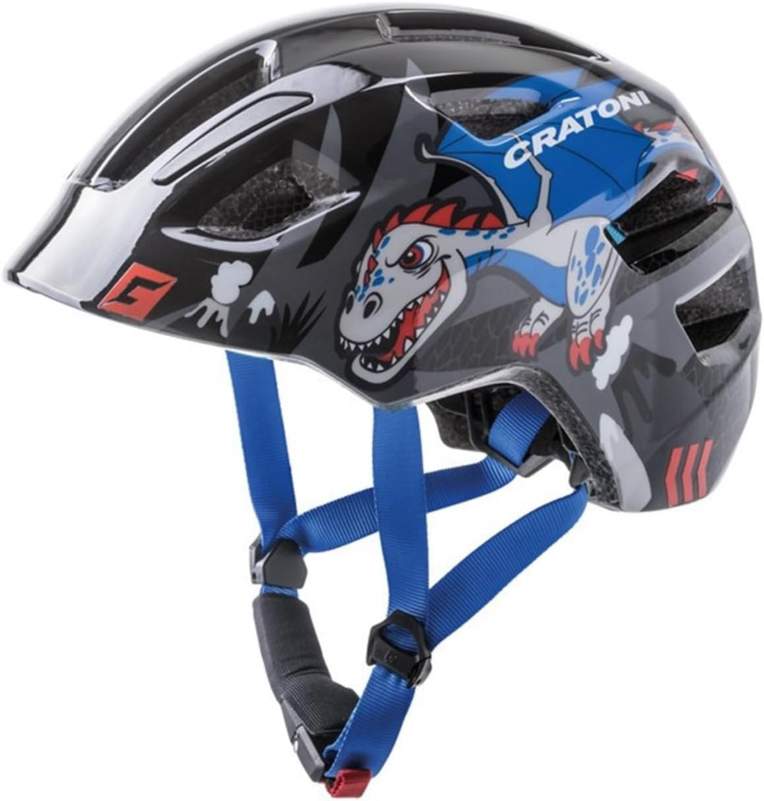 Cratoni Maxster Helm Kinder schwarz S-M (51-56 cm), S-M (51-56 cm)