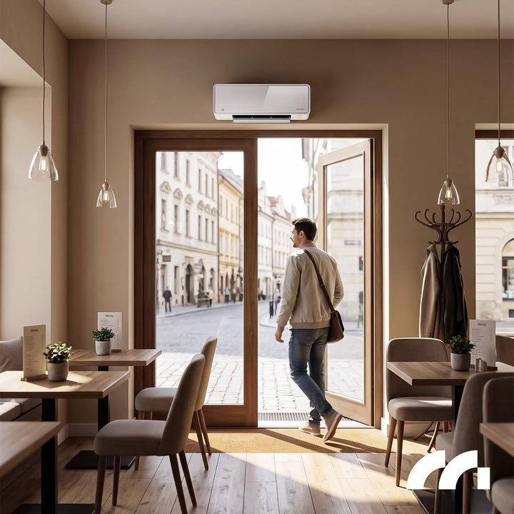 MalTec Wandheizlüfter 2000W mit WiFi PTC Heizung Timer Fernbedienung