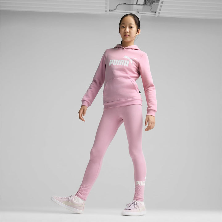 PUMA Damen Ess Logo Hoodie Tr Sweatshirt 128 Mauved Out, 128 Mauved Out