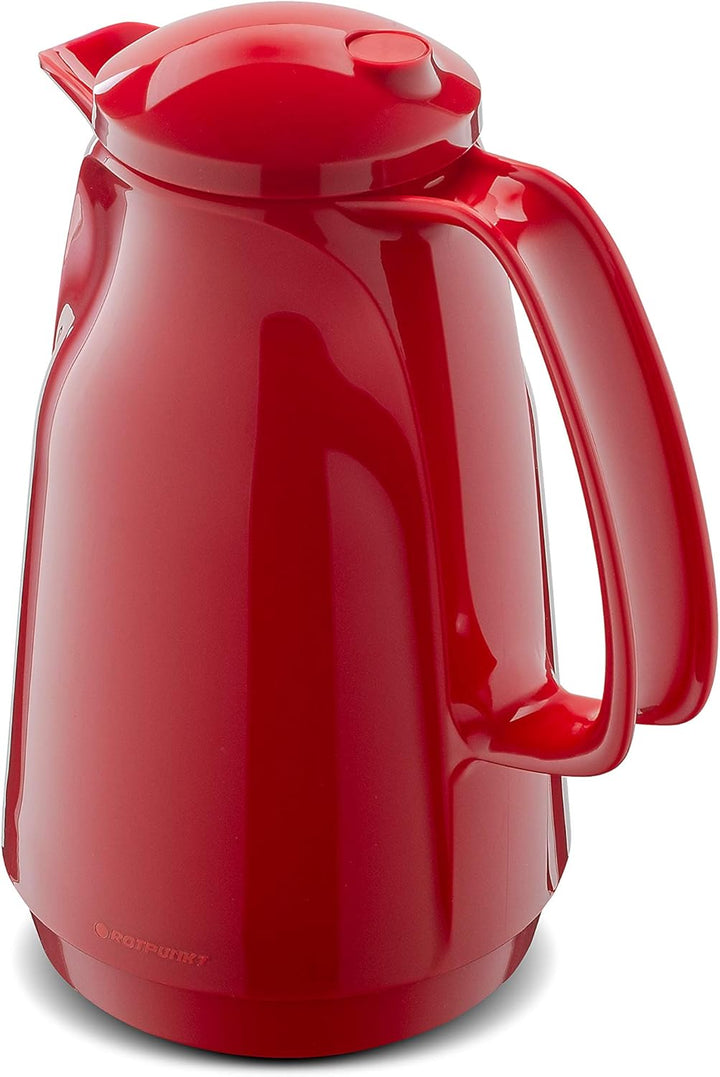 ROTPUNKT Isolierkanne 220 Bella 1,0 l | Zweifunktions-Drehverschluss | BPA Frei- gesundes Trinken |
