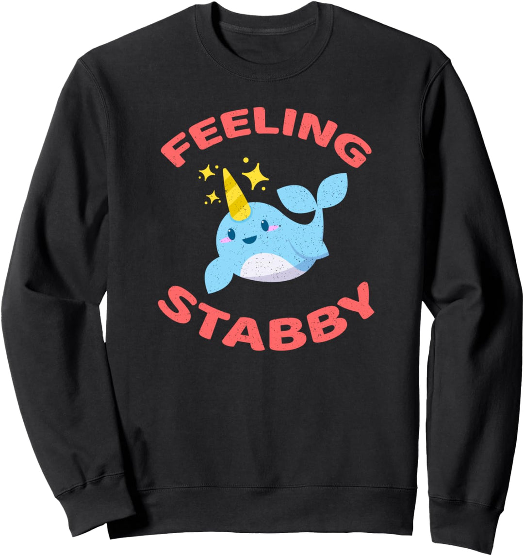 Lustiger Narwal fühlt sich vom Einhorn des Meeresgeschenks g Sweatshirt
