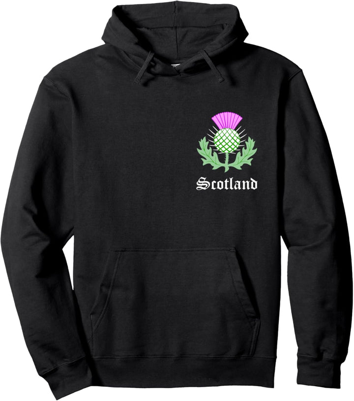 Scottish Thistle Flower Celtic Symbol Scotland Gifts Pullover Hoodie