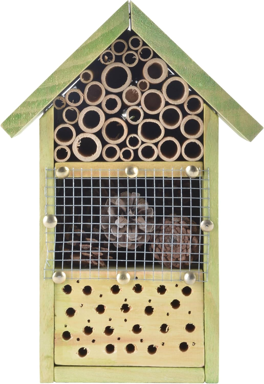 Esschert Design Bastler Insektenhotel für Kinder, zum selber Bauen, ca. 19 cm x 14 cm x 27 cm