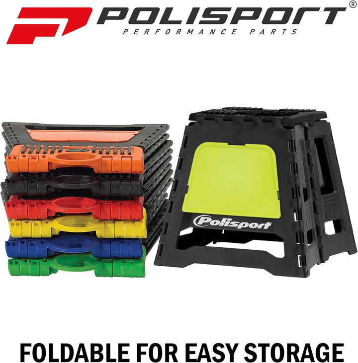 Polisport 8981500004 - Chevalet pliant en polypropylène et Caoutchouc, léger et facile à Transporter