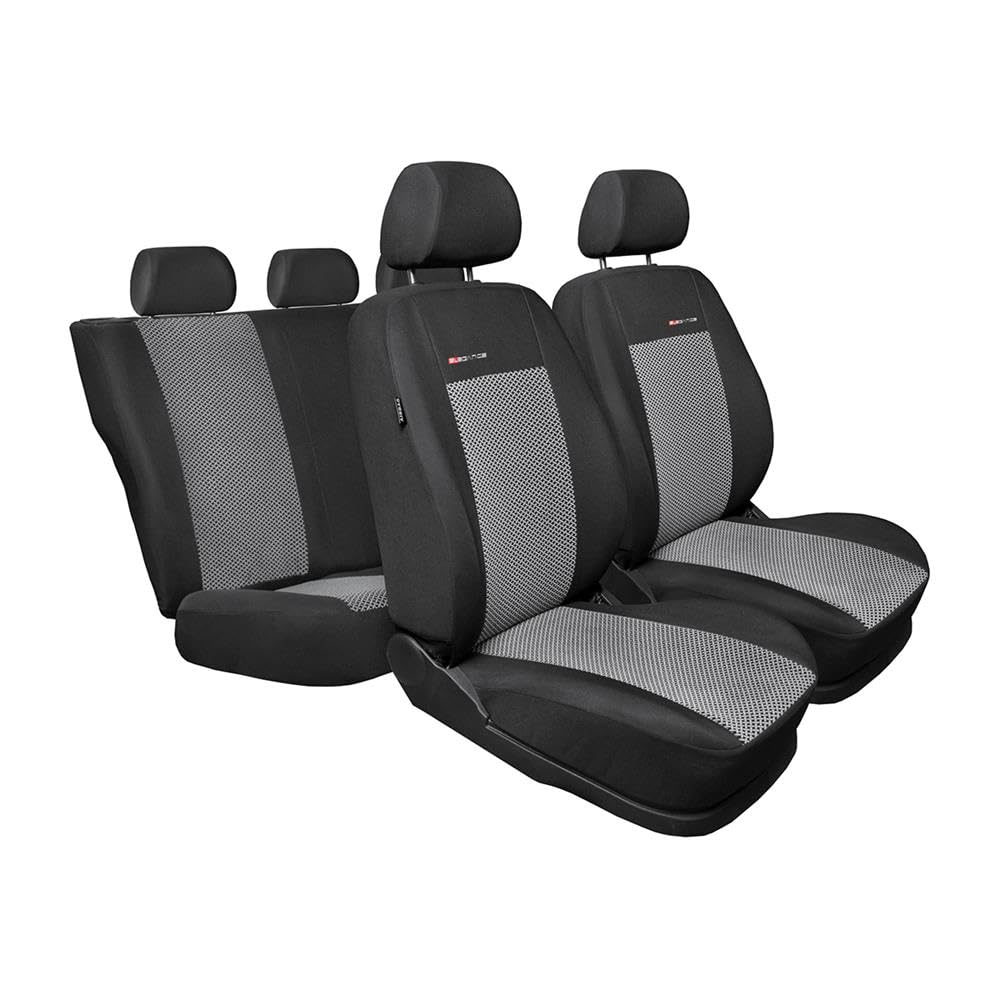 Mossa - Massgeschneiderte Sitzbezüge Auto kompatibel mit Opel Zafira B MPV (2005-2011) für Zwei Reih
