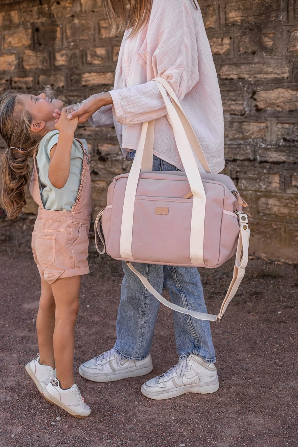 BÉABA, Wickeltasche für Babys, Mehrere Fächer, 10 Taschen, Reissverschluss Trolley-Koffer, Schulterg