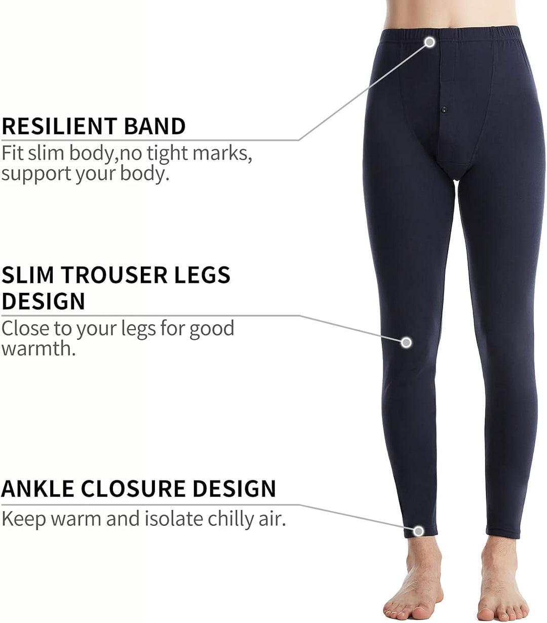 Herren-Thermounterwäsche-Set, lange Unterhose, Thermounterwäsche, Unterhemd und Unterteil, ultraweic