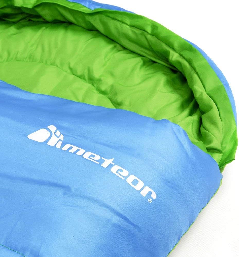 meteor Ymer Ultraleicht Kinderschlafsack – Temperaturbereich –5°C bis 11°C – komfortabler Schlafsack
