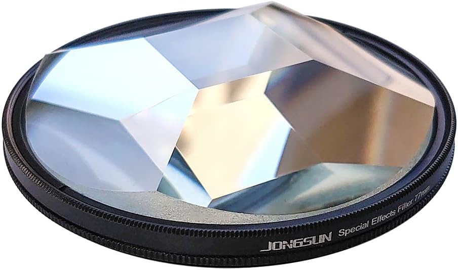 JONGSUN Vier-Prisma Spezialeffektfilter 77mm FX Glas Blendung Widescreen Film Anamorphotische DSLR F
