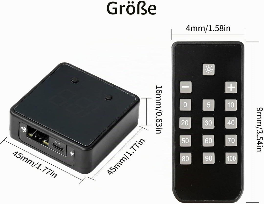 Aideepen 4 Pin 12V PWM-Lüfterregler, 60W 4 Draht Fan Speed Controller mit Fernbedienung und Bildschi