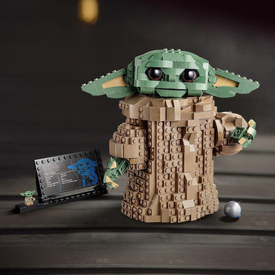 LEGO 75318 Star Wars: The Mandalorian Das Kind, grosse Baby-Yoda-Figur zum Bauen und Sammeln für Fan