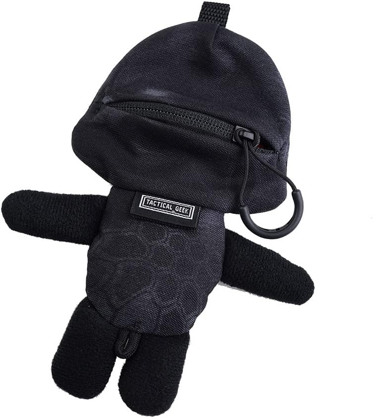 TACTICAL GEEK EXT1 EDC Münzbörse Puppenform Kleingeldbörse Mini Geldbeutel für Damen und Herren Bequ