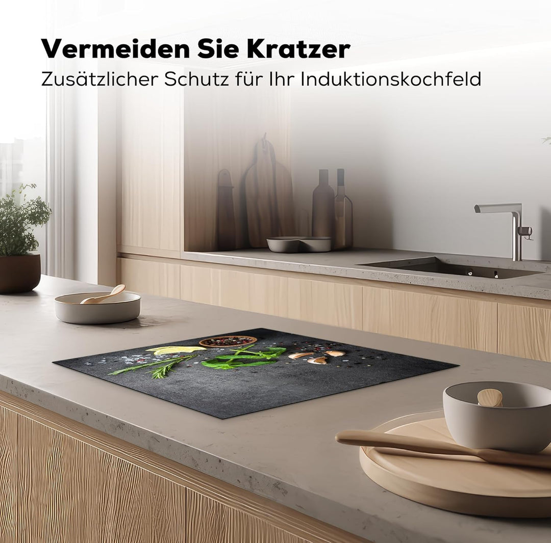 KitchenYeah© Herdabdeckplatte Einteilig Ceranfeld Abdeckplatte für Induktionsschutz Ceranfeldabdecku