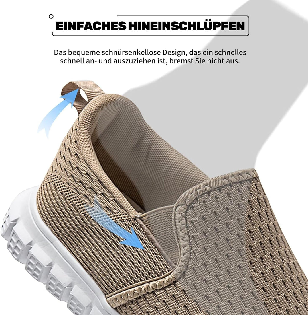 Oltyutc Herren Sneakers Slip On Schuhe Laufschuhe Sportschuhe Tennisschuhe Walkingschuhe Bequem Atmu