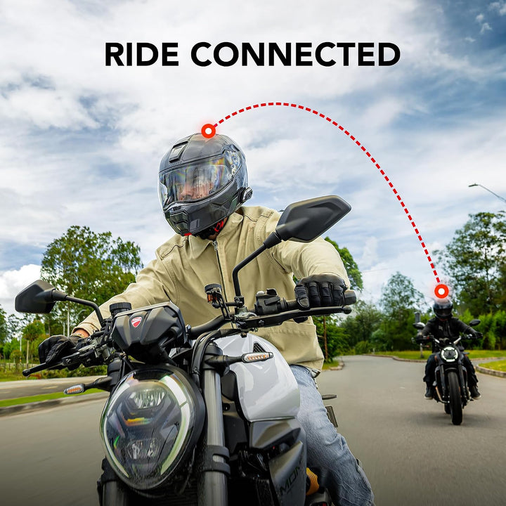 Sena Spider X Slim Mesh Intercom Motorrad-Headset-Kommunikationssystem Einzelpackung, Einzelpackung